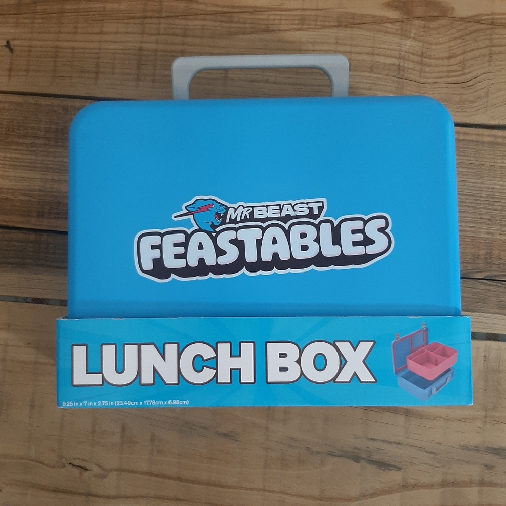 Feastables Blue Lunch Box
